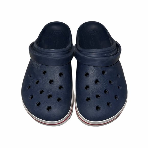 Crocs Jibbitz Navy Red Platform Clogs Unisex J 2 - Picture 3 of 10